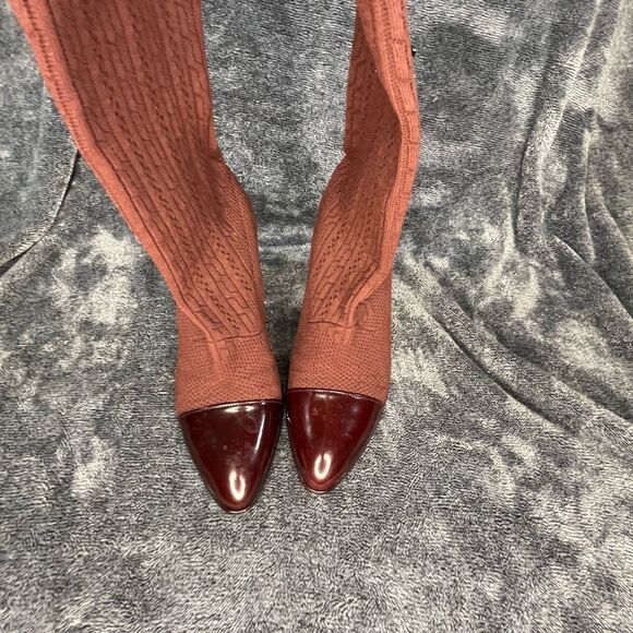 Stuart Weitzman Leather Upper Thigh- Hogh boot Women size Xl- Us 6.5 - Picture 4 of 13